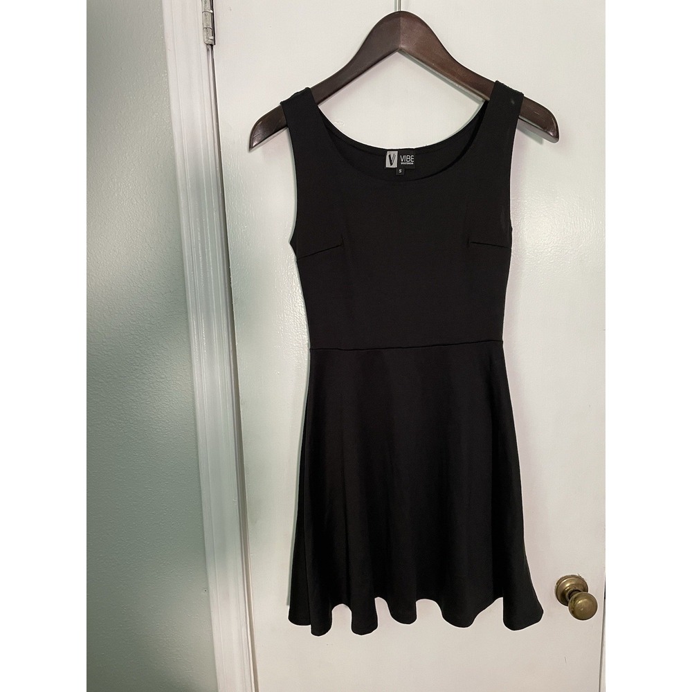 VTG 90s Y2K Tenniscore Vibe Sportswear Womens Black‎ Pullover Tennis Dress Small